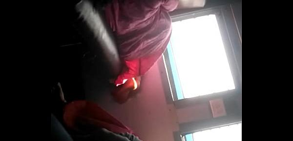  Telugu aunty big fat ass in train